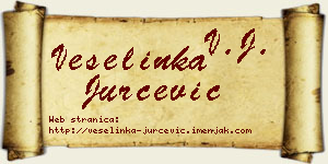 Veselinka Jurčević vizit kartica